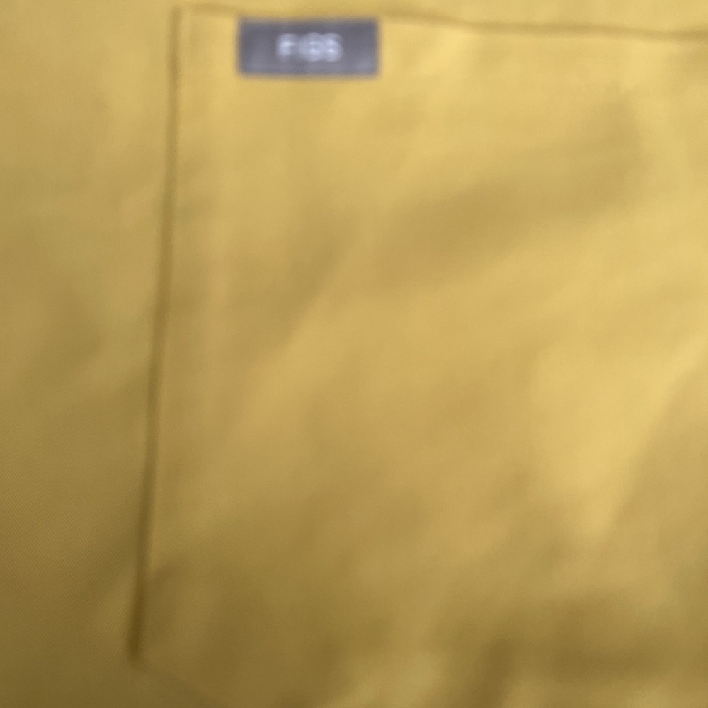 Figs 2XL mustard Yellowone pocket Catarina Technical Collection Tree Logo Unisex - Picture 5 of 5